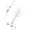 Lampe décorative d'intérieur en forme de bouleau à LED blanche – 60 cm 4