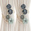 Embrasses de rideaux bohèmes, polyester-coton, lot de 2 1
