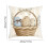 Housse de coussin de Pâques avec fermeture éclair invisible 45 x 45 cm 3