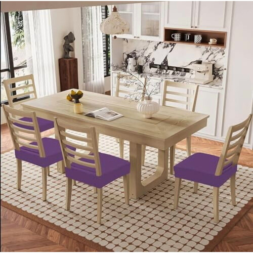 Housses de chaises de salle à manger imperméables, lot de 2 1