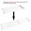 Adjustable Cupboard Rack 75-120cm, Telescopic Wardrobe Divider Shelf – Compatible with Standard Closets 6
