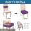 Housses de chaises de salle à manger imperméables, lot de 2 5