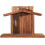 Wood Squirrel Feeder for Outside Winter, Compatible with Corn & Peanuts, Durable Box with Removable Front Panel (Style 2) 6