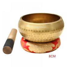 Tibetan Singing Bowl Set,Meditation Sound Bowl Handcrafted in Nepal for Yoga,Chakra Healing,Mindfulness and Stress Relief