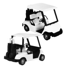 FRCOLOR 2pcs Golfcart Pullback Toys Mini Golf Cart Model Golfcart Cake Toppers for Birthday Celebrations Party Cake Decorations
