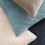 Conjunto de 2 capas de almofada de chenille macio, 30x50 cm, azul claro, para almofada lombar, sofá, poltrona e quarto – Compatíveis com 4