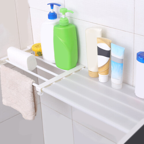 Adjustable Cupboard Rack 75-120cm, Telescopic Wardrobe Divider Shelf – Compatible with Standard Closets 2