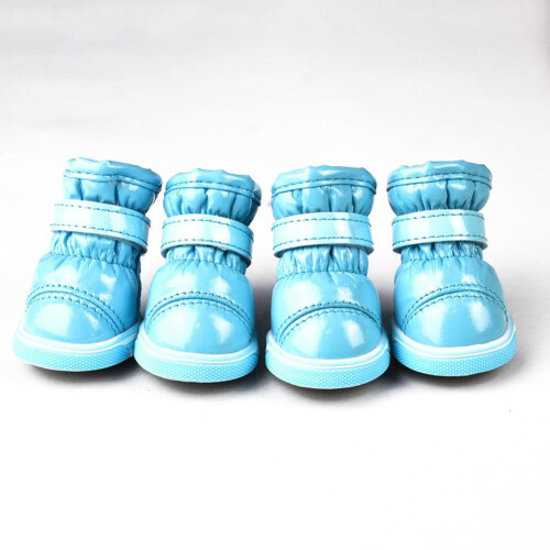 Dog Winter Snow Boots Slip-Resistant Waterproof4Pcs 2