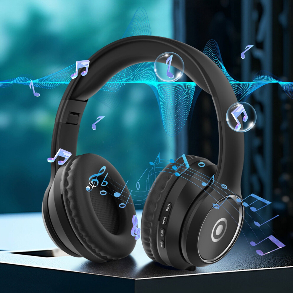Wireless Bluetooth Earphones With Clear Calls, Deep Bass, Comfortable Fit & Multipoint Connection Â Compatible With All Devices, Black 9175034193835