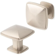 Tiradores para cajones de níquel cepillado, 76 mm (3"), paquete de 10 unidades