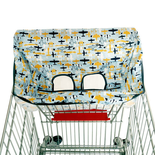 Capa para Carrinho de Compras Infantil com Função de Cadeirão 2 em 1 2