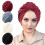 Turban Síneadh Fillte Gruaige Pleataithe Seicíní Lonracha 1