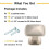 Brushed Nickel Cabinet Knobs, 10-Pack, 1-1/4" Square Single-Hole Pulls for Kitchen, Bedroom, Bathroom – Compatible with Standard Cabinets 5