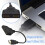 Εκκαθάριση! 1X Καλώδιο HDMI 1080P Θύρα διαχωριστή HDMI Αρσενικό σε 1 Θηλυκό 2 Έξοδος 2