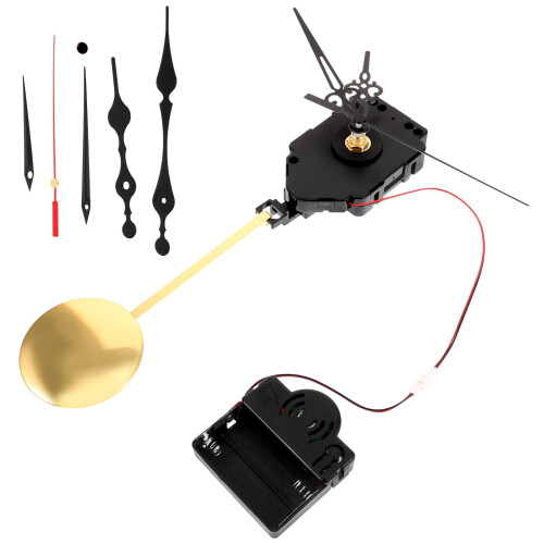 Kit de mecanismo de relógio de pêndulo com caixa de música e carrilhão