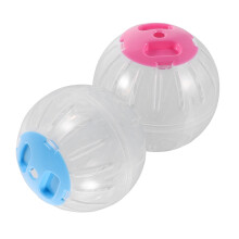 OUNONA 2pcs Hamster Exercise Ball Clear Hamster Running Wheel Exercise Ball For Hamsters Small Pets Reduce Boredom And Increase Activity