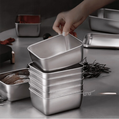 Stainless Steel Food Storage Containers with Lids 1