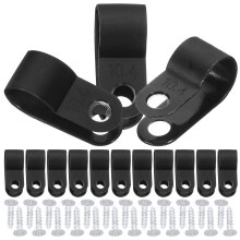 200 pcs Cable Clips for Cord Management with Screws for Electrical Wires and Wall Use