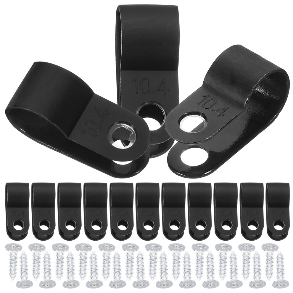 200 Pcs Cable Clips For Cord Management With Screws For Electrical Wires And Wall Use 9357860791762