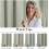 Faux Linen Blackout Curtains with White Lining, Grommet 5