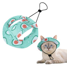 Dog & Cat Bucket Hat – UV Protection, Adjustable Strap, Anti-Strangulation, for Small/Medium Pets, Walking/Travel/Camping
