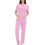 Σετ Scrubs for Women2Piece για γυναίκες, μονόχρωμο τοπ με κοντό μανίκι και V λαιμόκοψη, 6