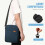 Θήκη Tablet για Laptop – Τσάντα Ταχυδρόμου Satchel με Λαβή & Αφαιρούμενο Λουράκι, Μπλε, 4