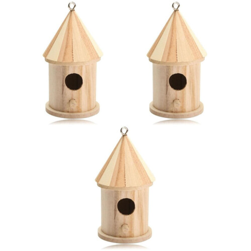 Casetta in legno per colibrì e parrocchetti. 1