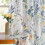Blomstermønstrede transparente gardiner 132x213 cm, 2 paneler, stanglomme 5