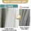 Faux Linen Blackout Curtains with White Lining, Grommet 3