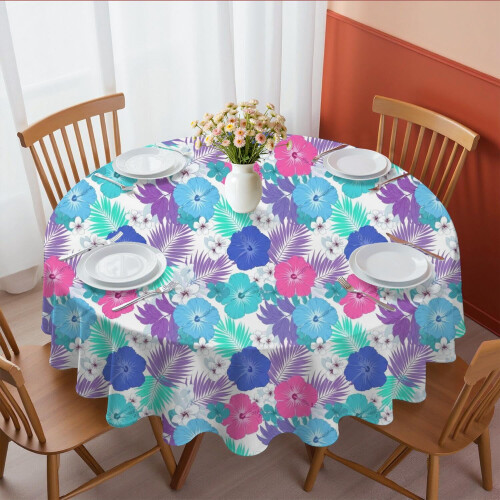 Polyester Round Tablecloth 60 x 60 Inch