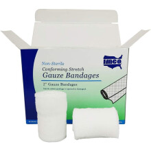 IMCO Multi-Packung 2" x 4,1Yds unsterile Stretch-Baumwollgaze-Verbandrollen (192 Stück) – CPR Savers & Erste-Hilfe-Material