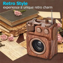 Retro Speaker,Retro Radio for Home Office Vintage Decor, Portable Vintage Radio Speaker