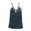 Blusas regatas femininas de veludo com decote em V e renda. 1
