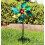 Moulinet à vent multicolore pour jardin – Plastique durable, 1