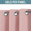 Πάνελ κουρτίνας συσκότισης Baby Pink 100" Π x 84" Μ με δακτύλιο 2