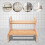 DENEST 2 Step Small Folding Stool Ladder for Office,Garage, Library, Closet 40*38*33cm 7