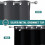Blackout Curtains 42x63 in, 2-Panel Light Grey Polyester 4