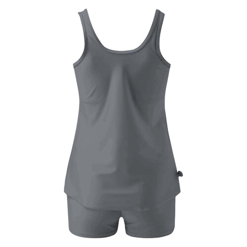 Μαγιό Tankini για γυναίκες, Μαγιό δύο τεμαχίων με γραφικά, αμάνικο τοπ με σορτς για 2