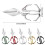 Heavy-Duty Stainless Steel Kitchen Shears, Dishwasher Safe, Universal Grip, Compatible with Sharp 3