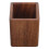 Porte-stylo/pot en bois de noyer marron (1 pièce) 7