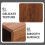 Porte-stylo/pot en bois de noyer marron (1 pièce) 8