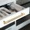 Gold Cabinet Pulls Aluminum Knurled 2 Pack 7.5 in 2