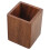 Porte-stylo/pot en bois de noyer marron (1 pièce) 4