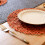 Set de 6 sets de table ronds tressés en papier naturel 4