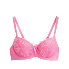 Sutiã Push Up Feminino – Renda Sexy, Alças Ajustáveis, Super Franzido, Tamanho Pequeno para Seios Grandes – Compatível com a Coleção Verão