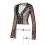 Dammode Långärmade Toppar Leopardtryck Spets Sommarkvinna Mesh Garn Cardigan 6