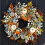 Couronne d'automne rustique avec citrouille et baies 3