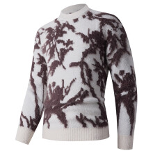 Pulls de Noël moches pour hommes, longs pulls en maille à motif noix de coco, chauds, jacquard, col rond, haut thermique d'hiver