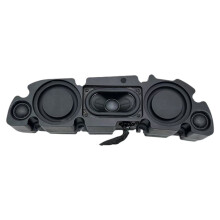 1PCS Hi-Fi 2-Way Passive Speaker Triple Driver Dual Bass Diaphragms & Long-Throw Dual Tweeters for Home / Studio Audio